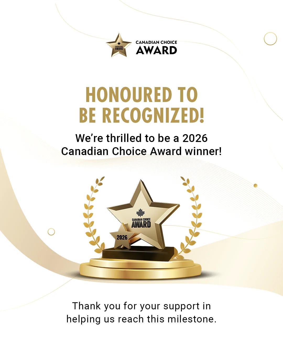 2026 Canadian Choice Award winner